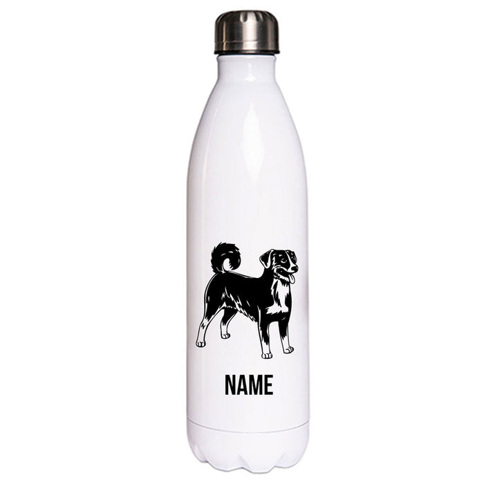 Appenzeller Sennenhund - Edelstahl Thermosflasche 750 ml mit Namen-Tierisch-tolle Geschenke-Tierisch-tolle-Geschenke