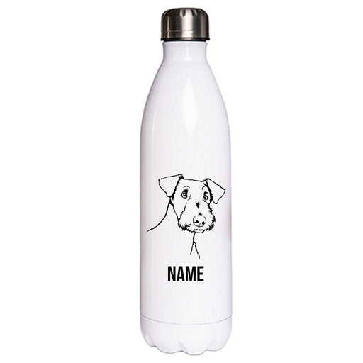 Airedale Terrier 3 - Edelstahl Thermosflasche 750 ml mit Namen-Tierisch-tolle Geschenke-Tierisch-tolle-Geschenke