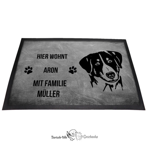 Appenzeller Sennehund 2 - Fußmatte - Schmutzfangmatte - 40 x 60 cm-Tierisch-tolle Geschenke-Tierisch-tolle-Geschenke