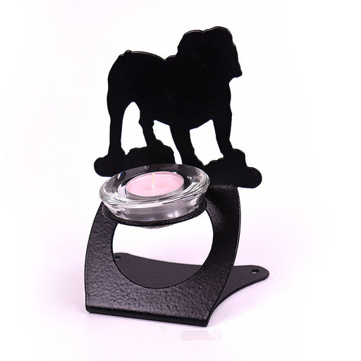 Bulldogge Teelichthalter aus Stahl-Tierisch-tolle Geschenke-Tierisch-tolle-Geschenke