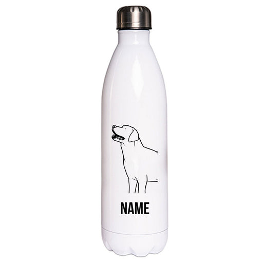 Labrador Retriever 3 - Edelstahl Thermosflasche 750 ml mit Namen-Tierisch-tolle Geschenke-Tierisch-tolle-Geschenke