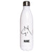 Bullterrier - Edelstahl Thermosflasche 750 ml mit Namen-Tierisch-tolle Geschenke-Tierisch-tolle-Geschenke