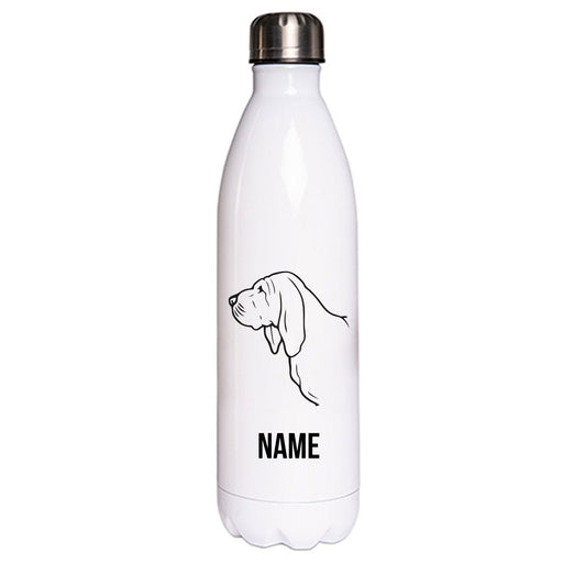 Bloodhound - Edelstahl Thermosflasche 750 ml mit Namen-Tierisch-tolle Geschenke-Tierisch-tolle-Geschenke