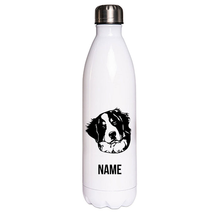 Berner Sennenhund 3 - Edelstahl Thermosflasche 750 ml mit Namen-Tierisch-tolle Geschenke-Tierisch-tolle-Geschenke