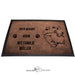 Pomeraner - Fußmatte - Schmutzfangmatte - 40 x 60 cm-Tierisch-tolle Geschenke-Tierisch-tolle-Geschenke
