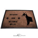 Mini Pinscher - Fußmatte - Schmutzfangmatte - 40 x 60 cm-Tierisch-tolle Geschenke-Tierisch-tolle-Geschenke