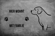Labrador Retriever 2 - Fußmatte - Schmutzfangmatte - 40 x 60 cm-Tierisch-tolle Geschenke-Tierisch-tolle-Geschenke