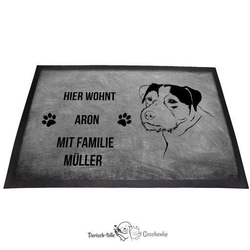 Jack Russel Terrier - Fußmatte - Schmutzfangmatte - 40 x 60 cm-Tierisch-tolle Geschenke-Tierisch-tolle-Geschenke