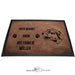 Irish Wolfhound - Fußmatte - Schmutzfangmatte - 40 x 60 cm-Tierisch-tolle Geschenke-Tierisch-tolle-Geschenke