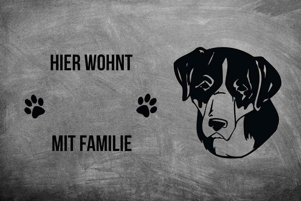 Großer Schweizer Sennenhund - Fußmatte - Schmutzfangmatte - 40 x 60 cm-Tierisch-tolle Geschenke-Tierisch-tolle-Geschenke
