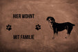 Entlebucher Sennenhund - Fußmatte - Schmutzfangmatte - 40 x 60 cm-Tierisch-tolle Geschenke-Tierisch-tolle-Geschenke