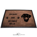 Dobermann 3 - unkupiert - Fußmatte - Schmutzfangmatte - 40 x 60 cm-Tierisch-tolle Geschenke-Tierisch-tolle-Geschenke