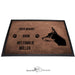 Dobermann - Fußmatte - Schmutzfangmatte - 40 x 60 cm-Tierisch-tolle Geschenke-Tierisch-tolle-Geschenke
