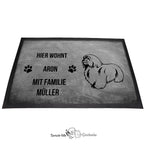 Coton de Tulear - Fußmatte - Schmutzfangmatte - 40 x 60 cm-Tierisch-tolle Geschenke-Tierisch-tolle-Geschenke