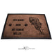 Chinesischer Schopfhund - Fußmatte - Schmutzfangmatte - 40 x 60 cm-Tierisch-tolle Geschenke-Tierisch-tolle-Geschenke