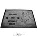 Bullterrier 3 - Fußmatte - Schmutzfangmatte - 40 x 60 cm-Tierisch-tolle Geschenke-Tierisch-tolle-Geschenke