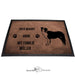 Border Collie 1 - Fußmatte - Schmutzfangmatte - 40 x 60 cm-Tierisch-tolle Geschenke-Tierisch-tolle-Geschenke