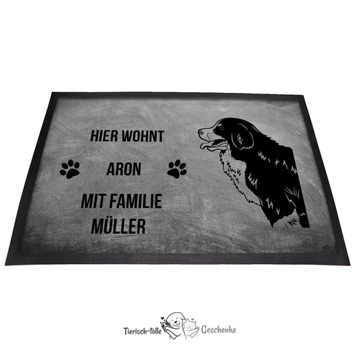 Berner Sennenhund 2 - Fußmatte - Schmutzfangmatte - 40 x 60 cm-Tierisch-tolle Geschenke-Tierisch-tolle-Geschenke