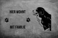 Berner Sennenhund 2 - Fußmatte - Schmutzfangmatte - 40 x 60 cm-Tierisch-tolle Geschenke-Tierisch-tolle-Geschenke