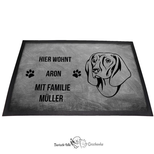 Bayerischer Gebirgsschweißhund 2 - Fußmatte - Schmutzfangmatte - 40 x 60 cm-Tierisch-tolle Geschenke-Tierisch-tolle-Geschenke