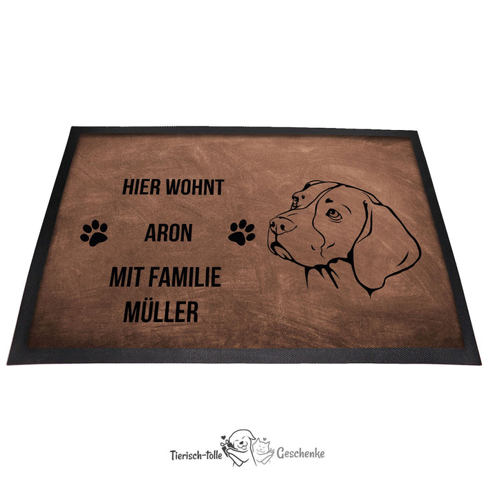 Beagle - Fußmatte - Schmutzfangmatte - 40 x 60 cm-Tierisch-tolle Geschenke-Tierisch-tolle-Geschenke