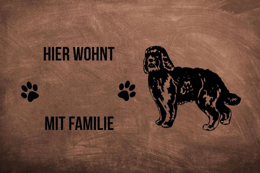 Barbet - Fußmatte - Schmutzfangmatte - 40 x 60 cm-Tierisch-tolle Geschenke-Tierisch-tolle-Geschenke