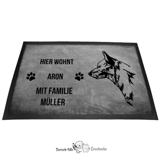 Australian Cattle Dog - Fußmatte - Schmutzfangmatte - 40 x 60 cm-Tierisch-tolle Geschenke-Tierisch-tolle-Geschenke