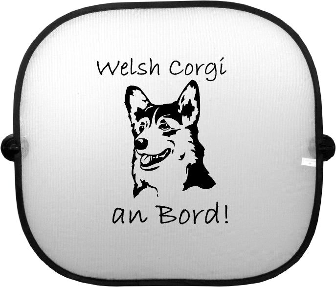 Sonnenschutzgitter-Hundemotiv: Welsh Corgi 1