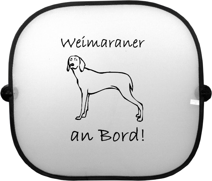 Sonnenschutzgitter-Hundemotiv: Weimaraner 4