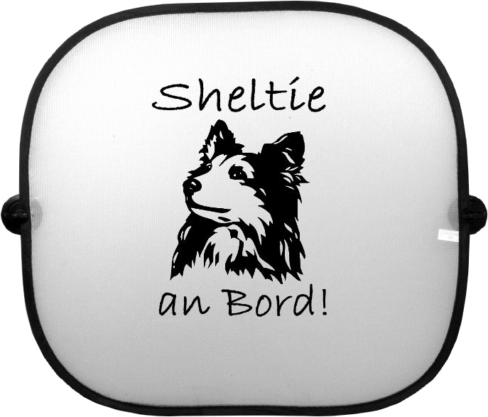 Sonnenschutzgitter-Hundemotiv: Sheltie - Shetland Sheepdog 1