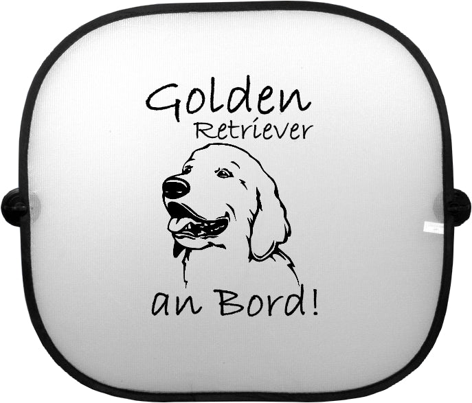 Sonnenschutzgitter-Hundemotiv: Golden Retriever 1