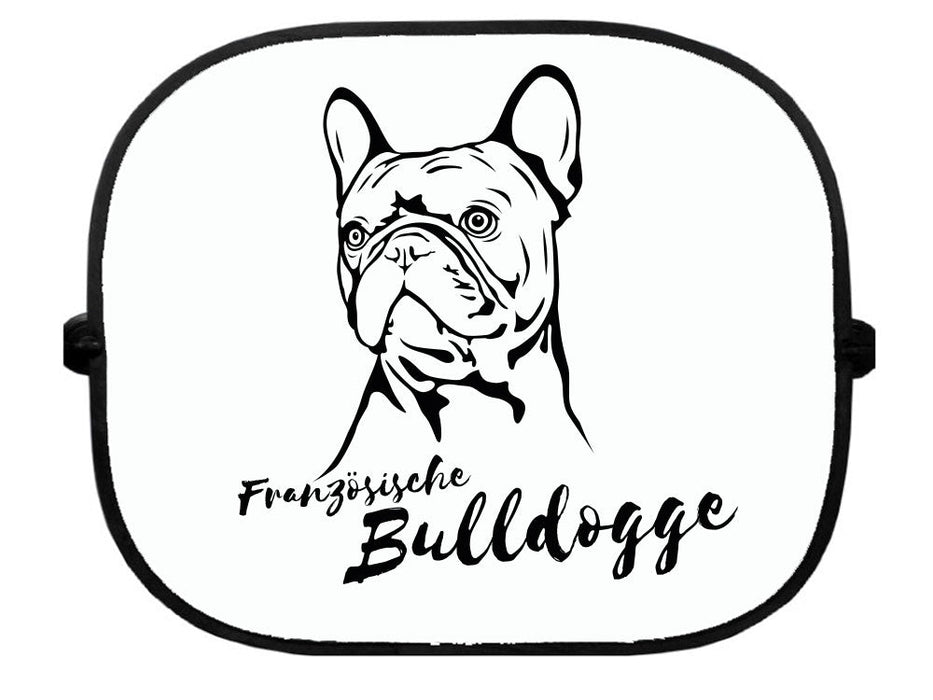 Sonnenschutzgitter-Hundemotiv: Französische Bulldogge