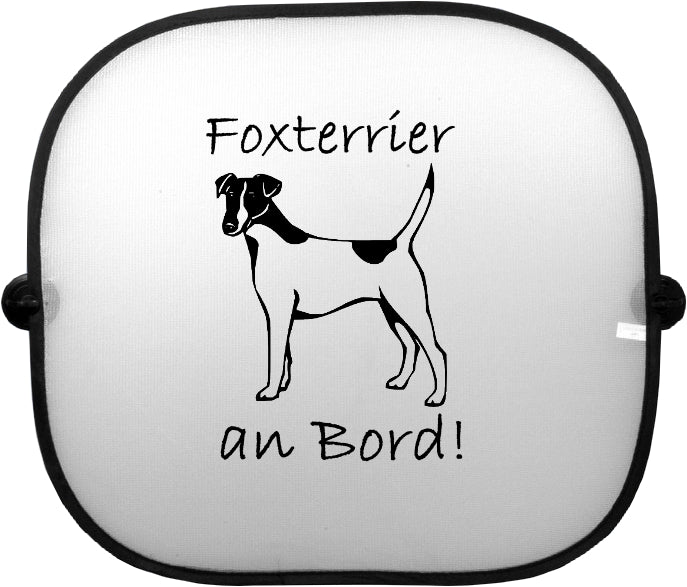 Sonnenschutzgitter-Hundemotiv: Foxterrier 1
