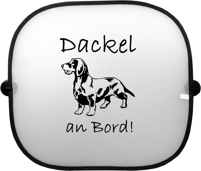 Sonnenschutzgitter-Hundemotiv: Dackel - Teckel 9