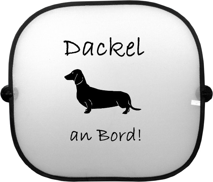 Sonnenschutzgitter-Hundemotiv: Dackel - Teckel 4
