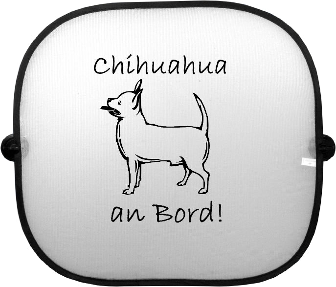 Sonnenschutzgitter-Hundemotiv: Chihuahua 2