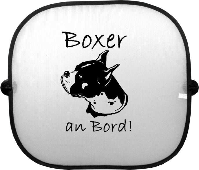 Sonnenschutzgitter-Hundemotiv: Boxer 1