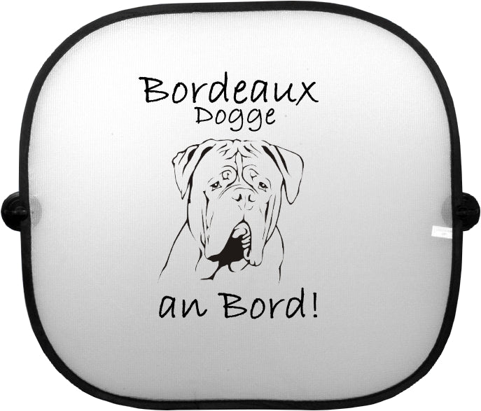 Sonnenschutzgitter-Hundemotiv: Bordeaux Dogge 3