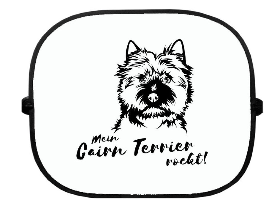 Sonnenschutzgitter-Hundemotiv: Cairn Terrier