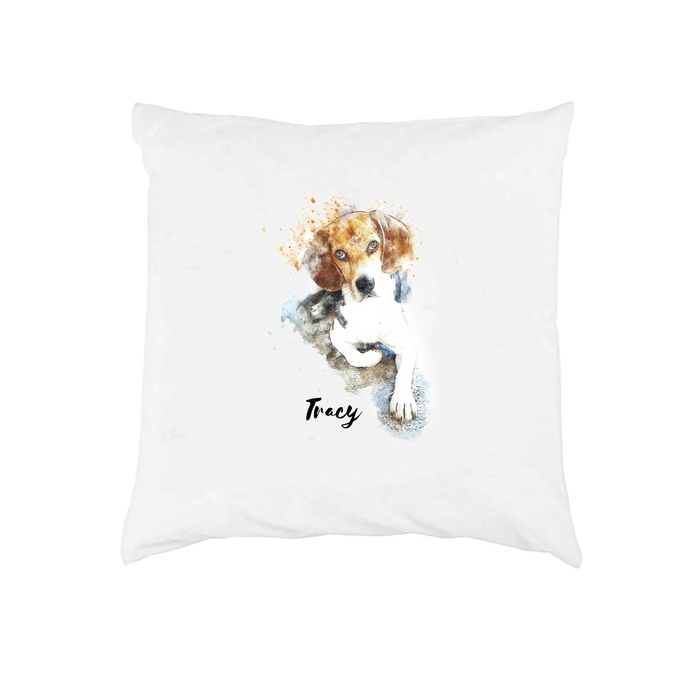 Kissenbezug watercolour: Beagle 2-Tierisch tolle Geschenke-Tierisch-tolle-Geschenke