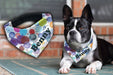 Hunde-Halstuch Wunschname Rainbow Dots-Tierisch tolle Geschenke-Tierisch-tolle-Geschenke