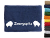 Handtuch: Zwergspitz Pomeranian Pomeraner-Tierisch-tolle Geschenke-Tierisch-tolle-Geschenke