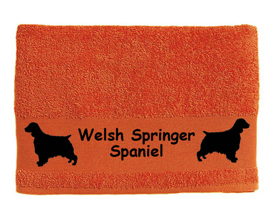 Handtuch: Welsh Springer Spaniel-Tierisch-tolle Geschenke-Tierisch-tolle-Geschenke