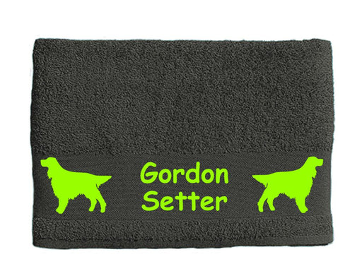 Handtuch: Gordon Setter 2-Tierisch-tolle Geschenke-Tierisch-tolle-Geschenke