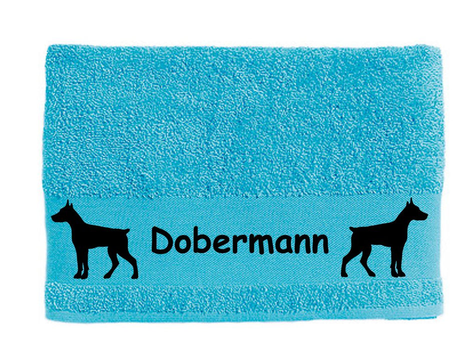 Handtuch: Dobermann 2-Tierisch-tolle Geschenke-Tierisch-tolle-Geschenke