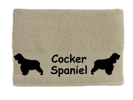 Handtuch: Cocker Spaniel 2-Tierisch-tolle Geschenke-Tierisch-tolle-Geschenke