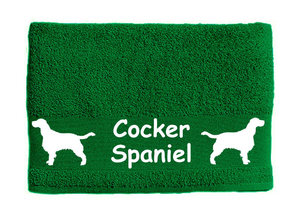 Handtuch: Cocker Spaniel 1-Tierisch-tolle Geschenke-Tierisch-tolle-Geschenke