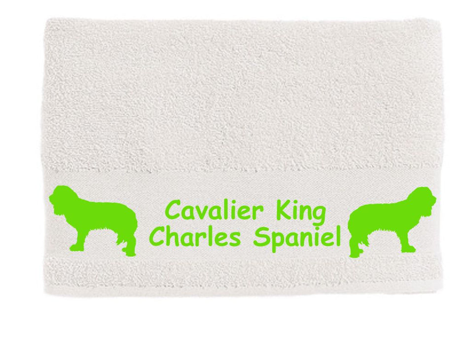 Handtuch: Cavalier King Charles Spaniel 1-Tierisch-tolle Geschenke-Tierisch-tolle-Geschenke