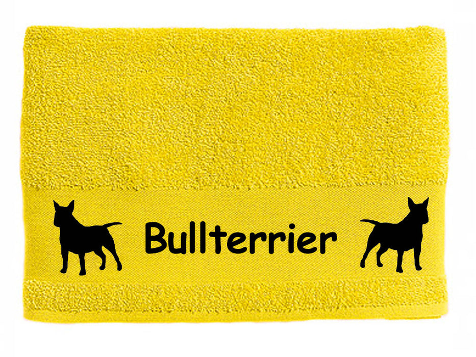 Handtuch: Bullterrier 2-Tierisch-tolle Geschenke-Tierisch-tolle-Geschenke