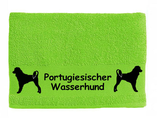 Handtuch: Portugiesischer Wasserhund-Tierisch-tolle Geschenke-Tierisch-tolle-Geschenke